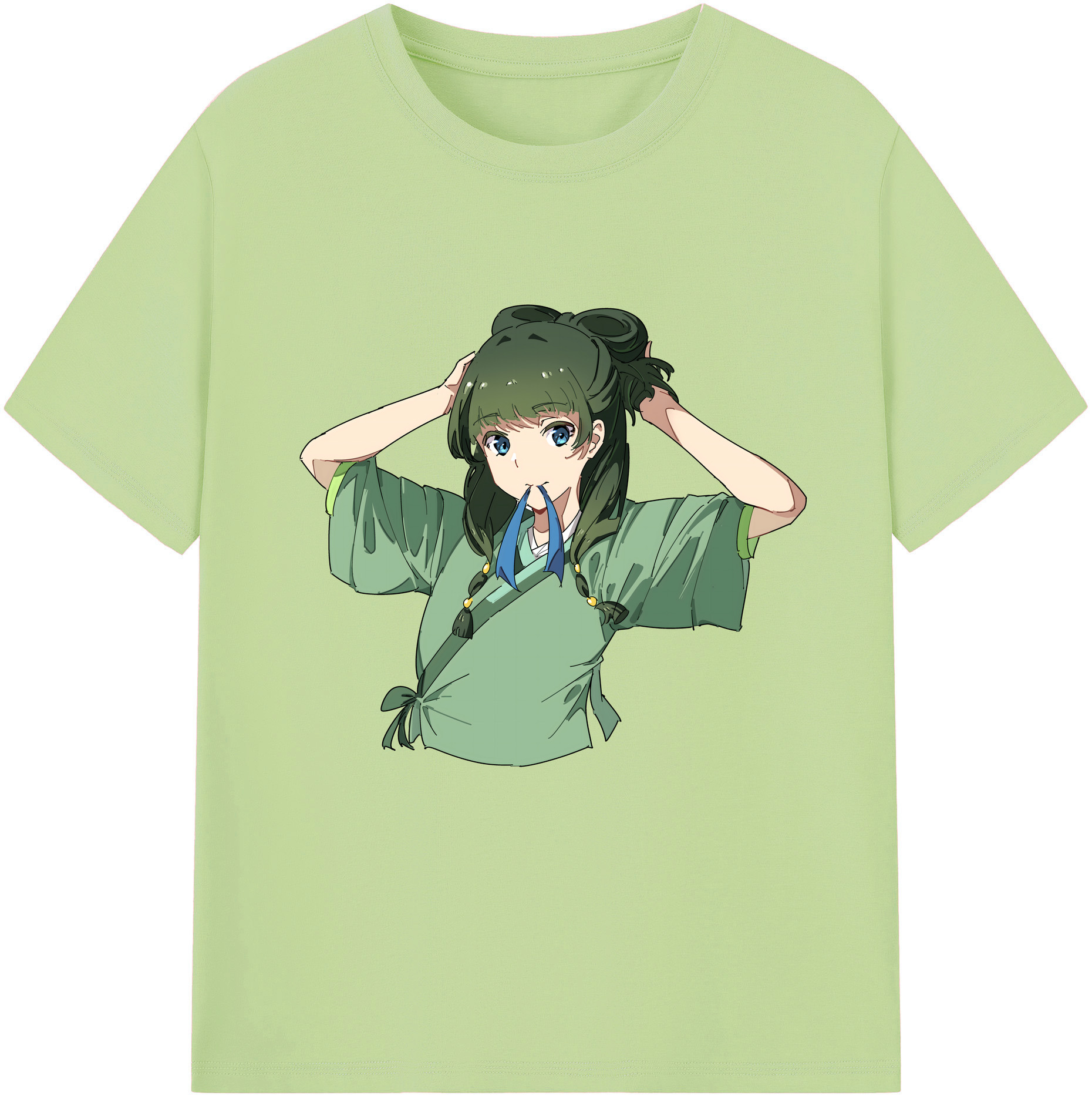 （画像用） 薬屋のひとりごと The Apothecary Diaries 綿100％半袖Tシャツ（フロントプリント）